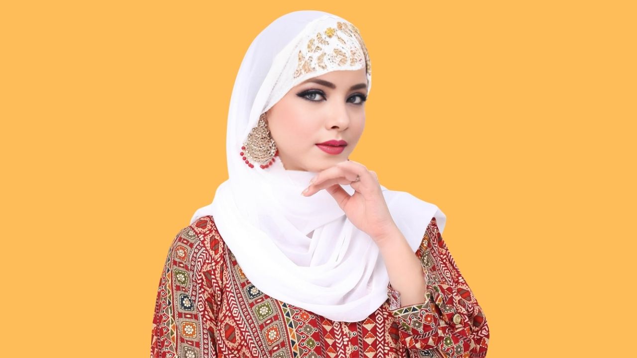 Bridal hijab 